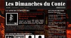 Desktop Screenshot of dimanchesduconte.com