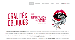 Desktop Screenshot of dimanchesduconte.be